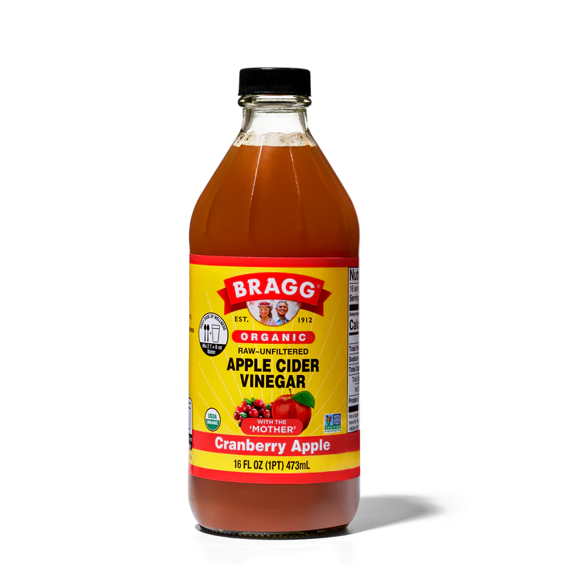 [01716] Bragg, Organic Apple Cider Vinegar With The 'Mother', Cranberry Apple