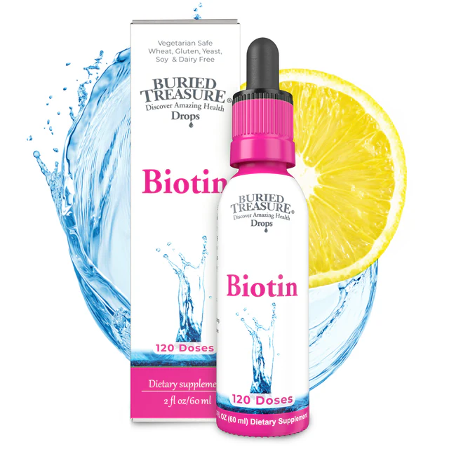 [17001] Buried Treasure Biotin Drops – Liquid Supplement