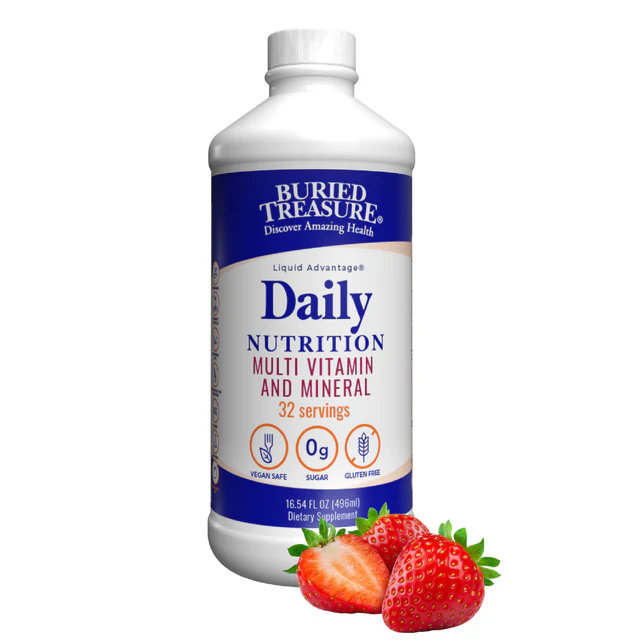[34562] Buried Treasure Daily Nutrition – Liquid Multivitamin and Mineral Supplement with Trace Minerals