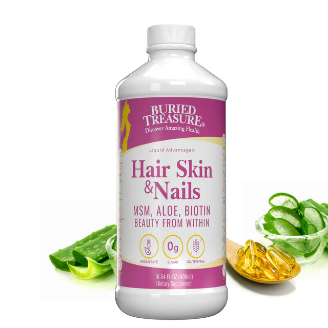 [45685] Buried Treasure Hair, Skin & Nails– Nutritional Supplement for Daily Wellness