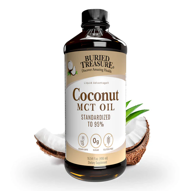 [50008] Buried Treasure MCT Oil – Vegan Medium-Chain Triglycerides from Coconuts