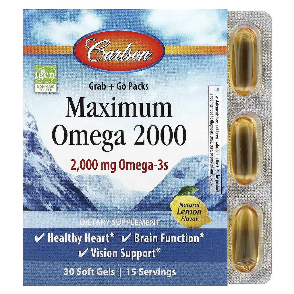 [60020] Carlson Maximum Omega 2000 30 blister pack