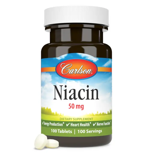 [02760] Carlson Niacin 50mg