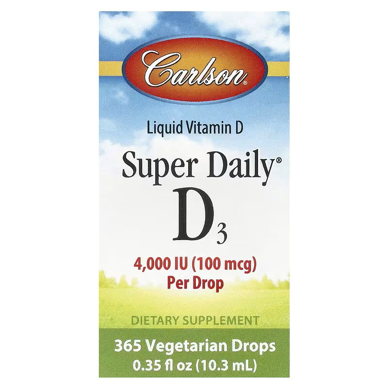 Carlson Super Daily D3 4000IU 10.3 ml