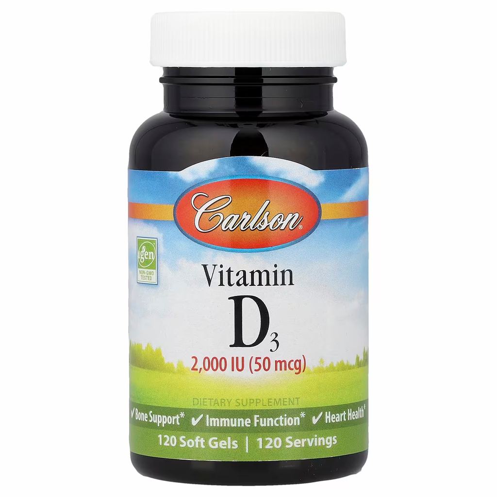 [01461] Carlson Vitamin D3 2000IU