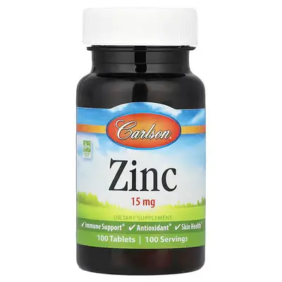 [05311] Carlson, Zinc, 15 mg,
