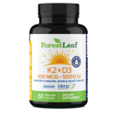 Forest Leaf, K2 + D3, 100 mcg (5,000 IU)