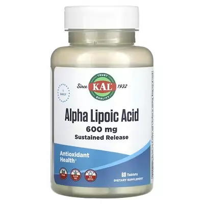 KAL Alpha Lipoic Acid Sustained Release, 600mg