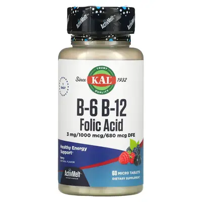[65185] KAL B-6 B-12 Folic Acid ActMlt