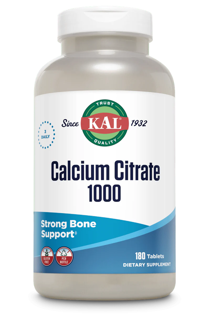 [14126] KAL Calcium Citrate 1000mg 180 tablets