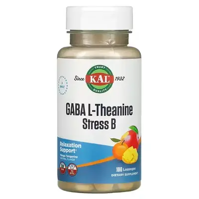 [27691] KAL GABA L-Theanine Stress B, Mango Tangerine
