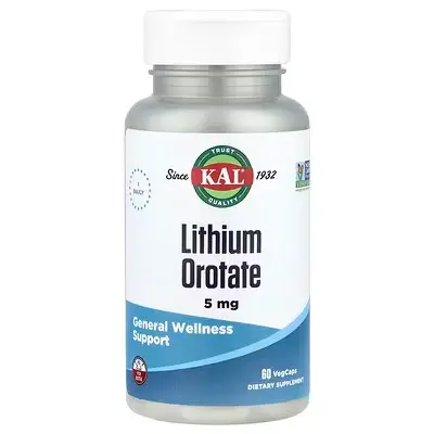[38038] KAL Lithium Orotate 5mg 60 tablets