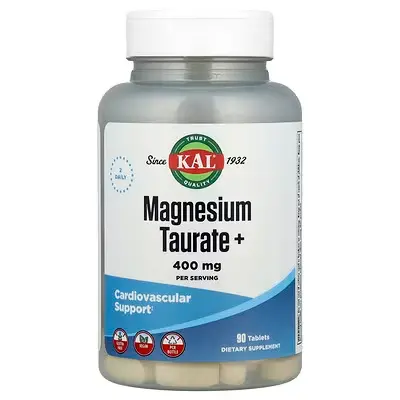 [36975] KAL Magnesium Taurate+ 400mg 90 tablets