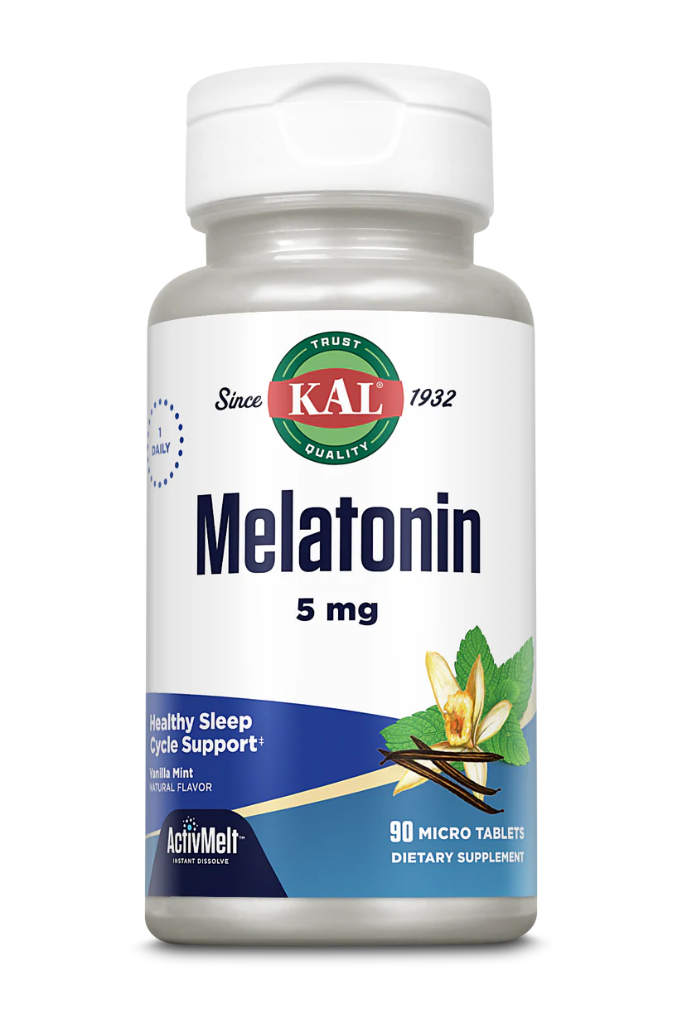 [74671] KAL Melatonin 5mg, Lozenge, Vanilla Mint