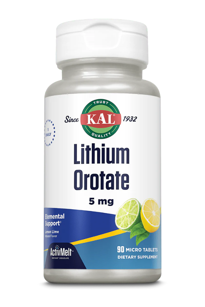 [75211] KAL, Lithium Orotate, Lemon Lime, 5 mg