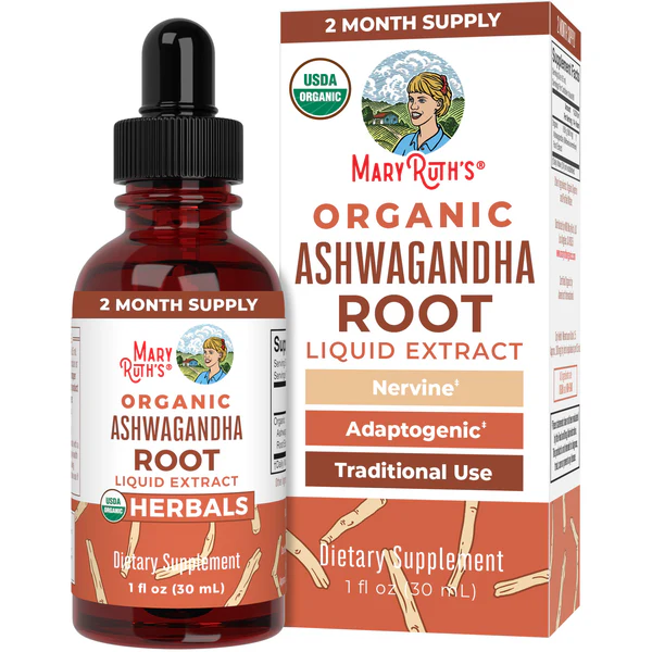 [47165] MaryRuth's Organic Ashwagandha Root Liquid Drops