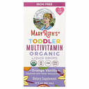 MaryRuth's, Organic Toddler, Multivitamin Liquid Drops, 1-3 Years, Orange Vanilla
