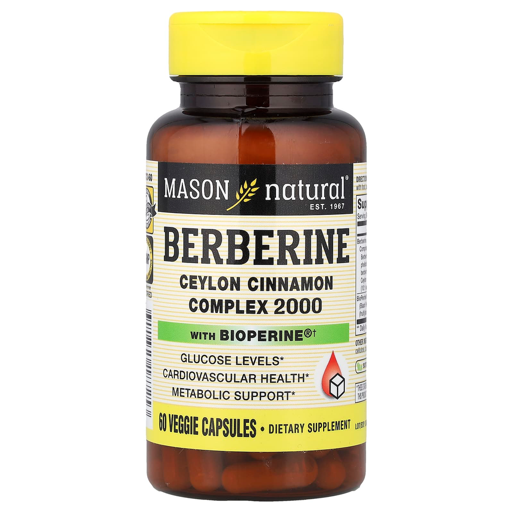 [18725] Mason Berberine Ceylon Cinnamon Complex 2000