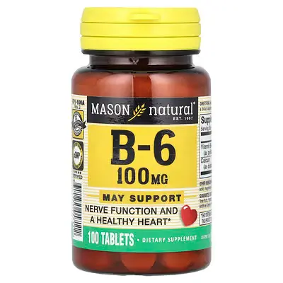 [05711] Mason Naturals B-6 100mg