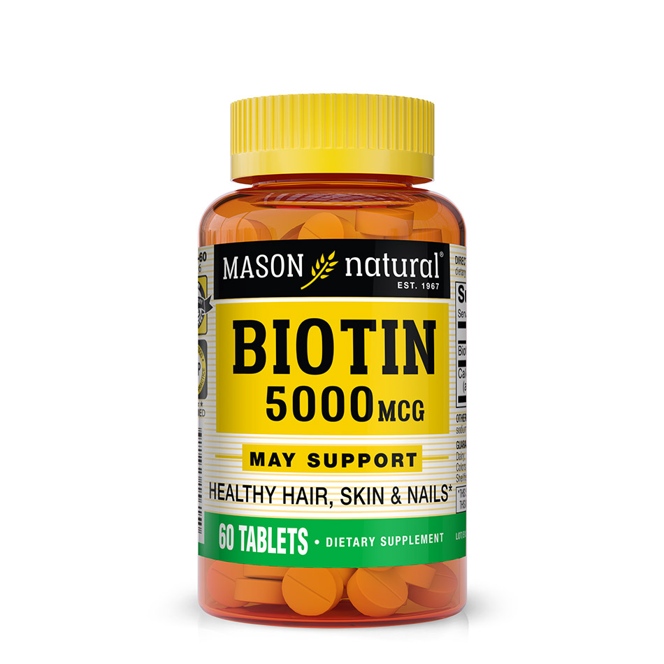 [15615] Mason Naturals Biotin 5000mcg