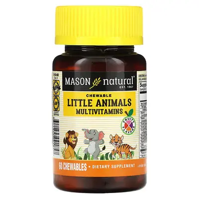 [09185] Mason Naturals Little Animals Multivitamin h
