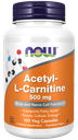 NOW Acetyl-L-Carnitine, 500 mg