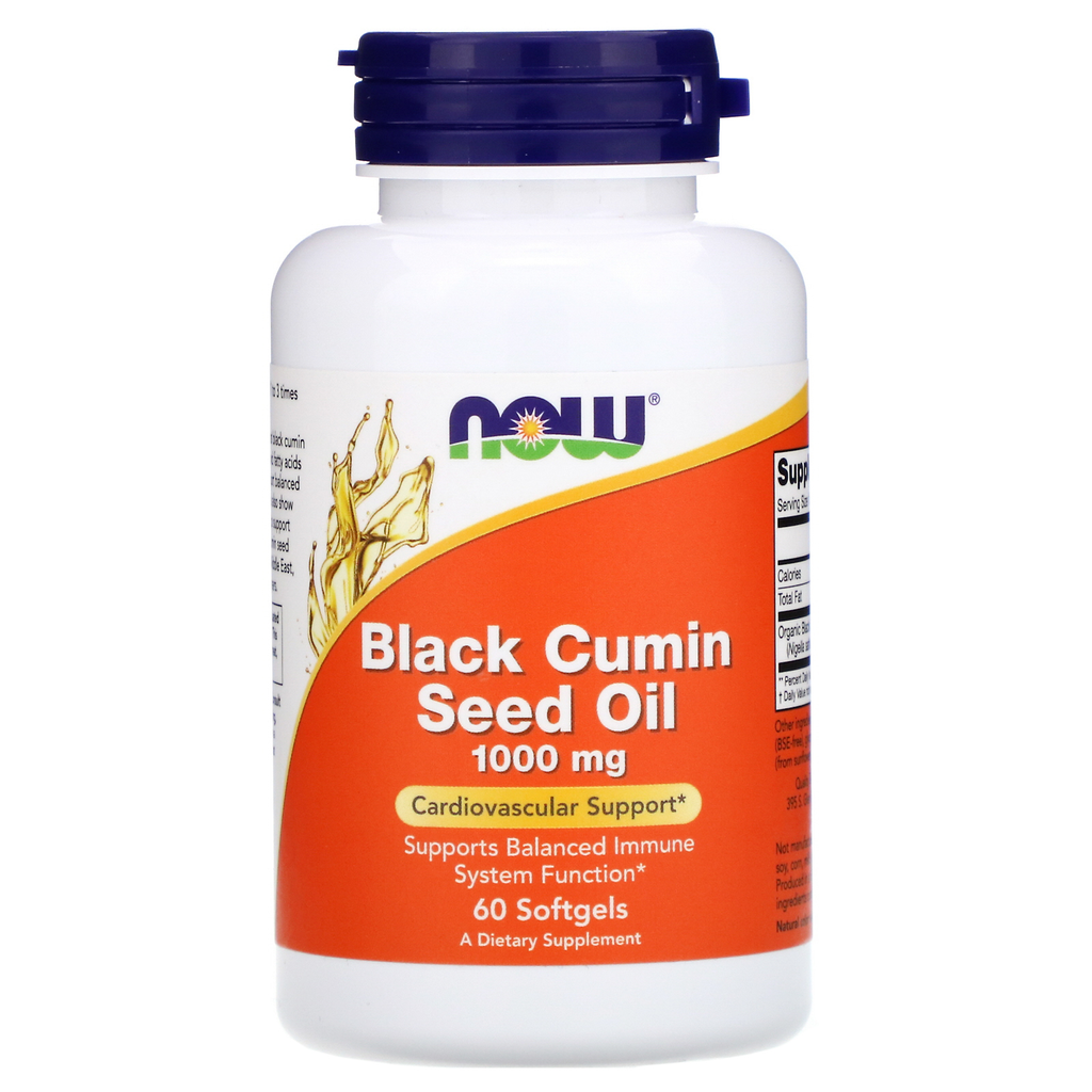 NOW Black Cumin Seed Oil, 1,000 mg
