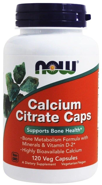 NOW Calcium Citrate Veg Capsules