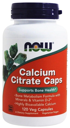 NOW Calcium Citrate Veg Capsules