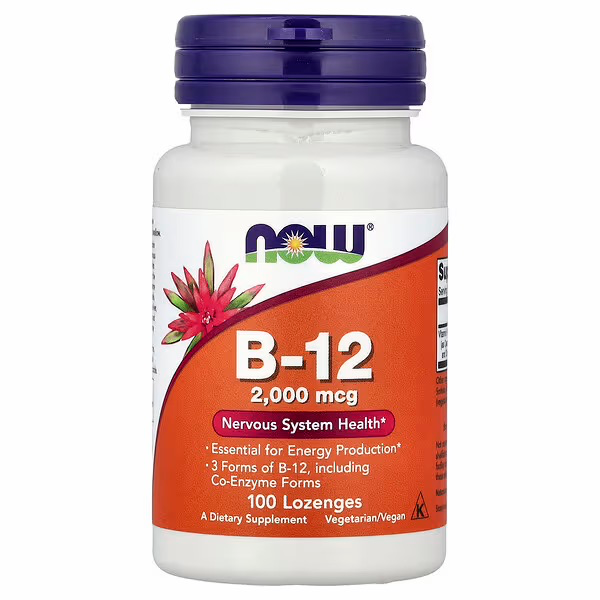 NOW Foods, B-12, 2,000 mcg, 100 Lozenges