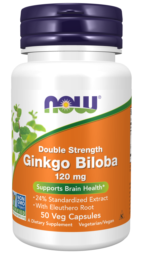NOW Foods, Ginkgo Biloba, 60 mg