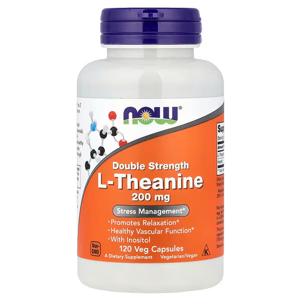 NOW Foods, L-Theanine 200mg (2)