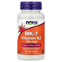 NOW Foods, MK-7 Vitamin K-2, 100 mcg 120 VegCaps