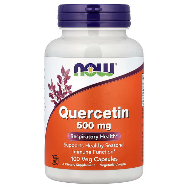 [03072] NOW Foods, Quercetin, 500 mg, 100 Veg Capsules
