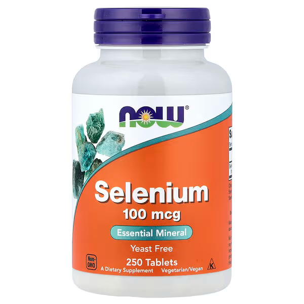 NOW Foods, Selenium, 100 mcg 250 tablets