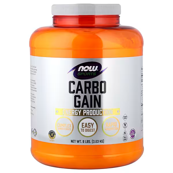[02023] NOW Foods, Sports, Carbo Gain, 8 lbs (3.63 kg)