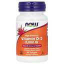 NOW Foods, Vitamin D-3, High Potency, 5,000 IU, 30 Softgels