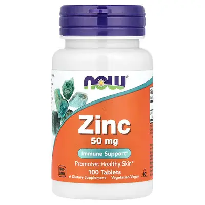 [01520] NOW Foods, Zinc, 50 mg