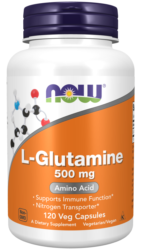 NOW L-Glutamine, 500 mg
