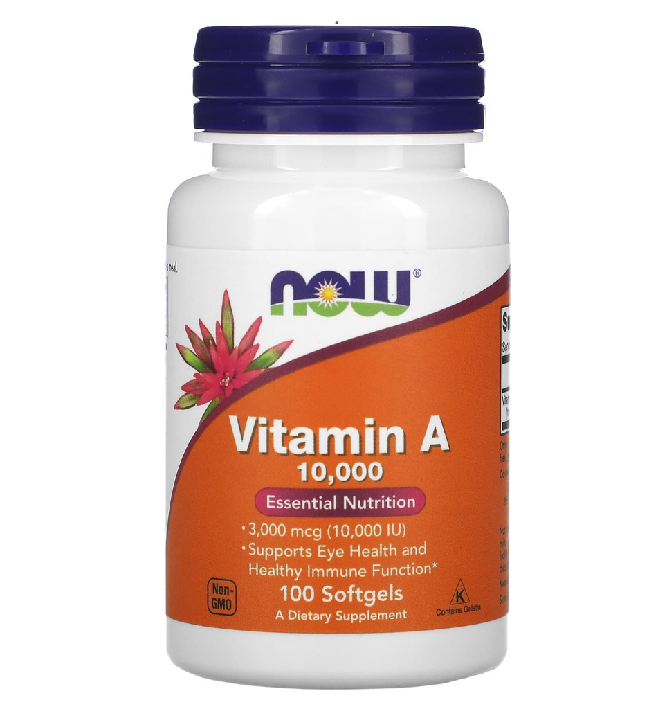 [00330] NOW Vitamin A, 3,000 mcg (10,000 IU)