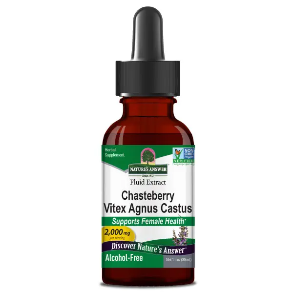 [00592] Nature's Answer Chasteberry Vitex Agnus Castus, Alcohol-Free, 2,000 mg
