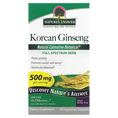 [16234] Nature's Answer KOREAN GINSENG ROOT