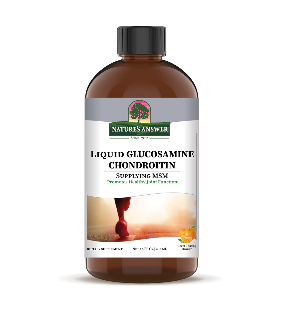 [26155] Nature's Answer Liquid Glucosamine Chondroitin, Orange
