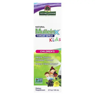 [26257] Nature's Answer Mullein-X Children's Throat Spray 60ml