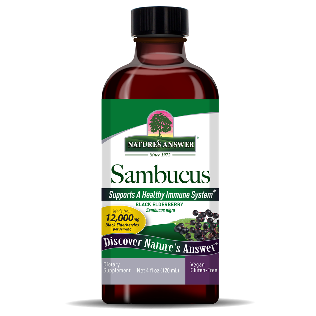 [26040] Nature's Answer Sambucus, Black Elderberry, Alcohol-Free, 2,500 mg