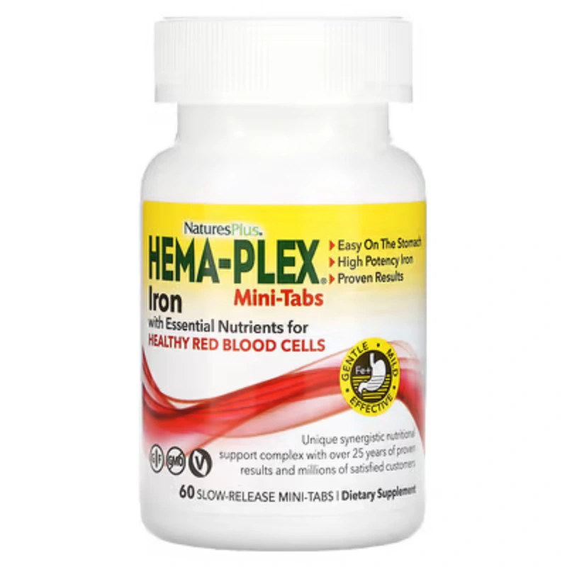 NaturesPlus, Hema-Plex 60 Mini-Tabs