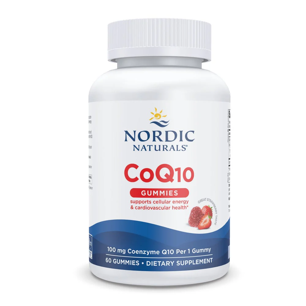 [30185] Nordic Naturals, CoQ10 Gummies, Strawberry, 100 mg