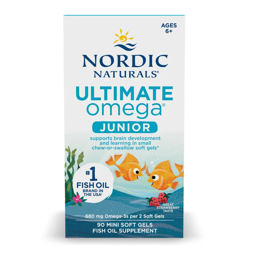 [01798] Nordic Naturals, Ultimate Omega® Junior, Ages 6+, Strawberry