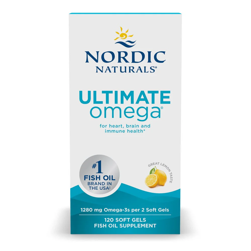 [02790] Nordic Naturals, Ultimate Omega®, Great Lemon, 120 Soft Gels