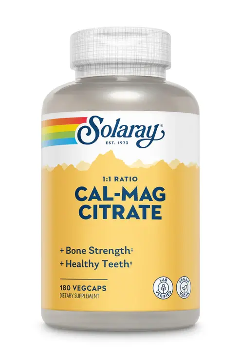 [04525] Solaray Cal-Mag Citrate 180 VC